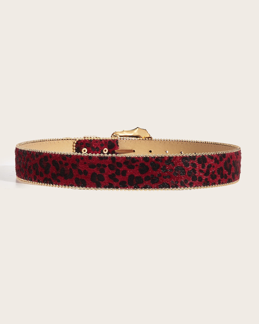 GyaruLab Leopard Western Statement Belt