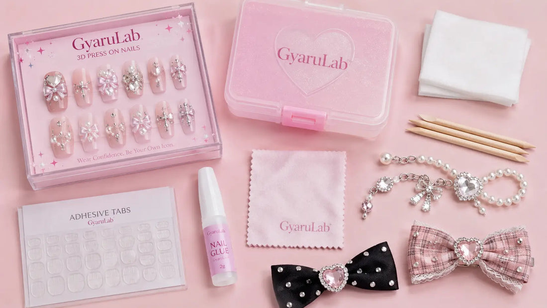 How to Reuse and Care for 3D Gyaru Press-On Nails