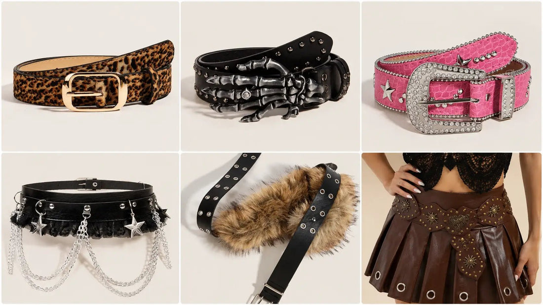 Gyaru Belt Fit Guide: Waist Belt vs Hip Belt vs Chain Belt - GyaruLab