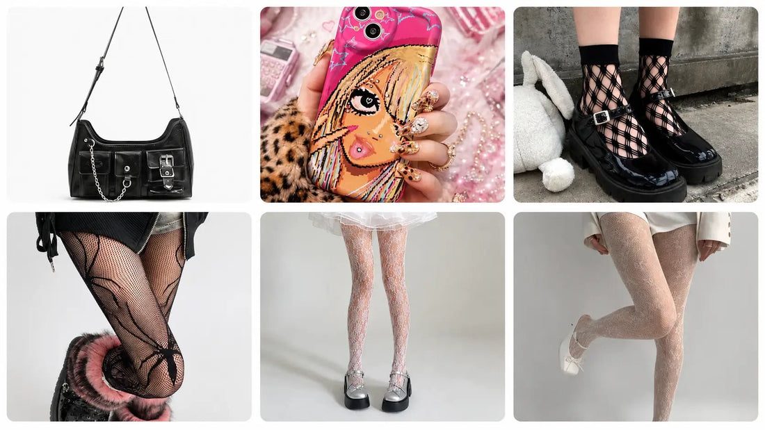 How to Style Fishnet Tights for Gyaru Without Looking Random - GyaruLab