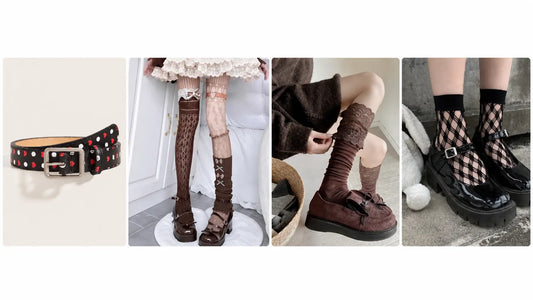 Kogyaru & JK-Inspired Outfit Starter: Socks, Bags, Belts & School-Gal Details