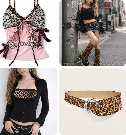 Leopard Print Gyaru Outfit Ideas Without Looking Random - GyaruLab