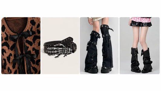 Rokku & Amekaji Outfit Formula: Buckles, Leather, Leopard & Layered Legs