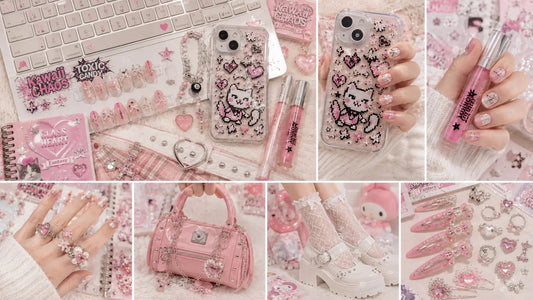 Short Gyaru Press-On Nails: Cute, Practical, and Still Deco - GyaruLab