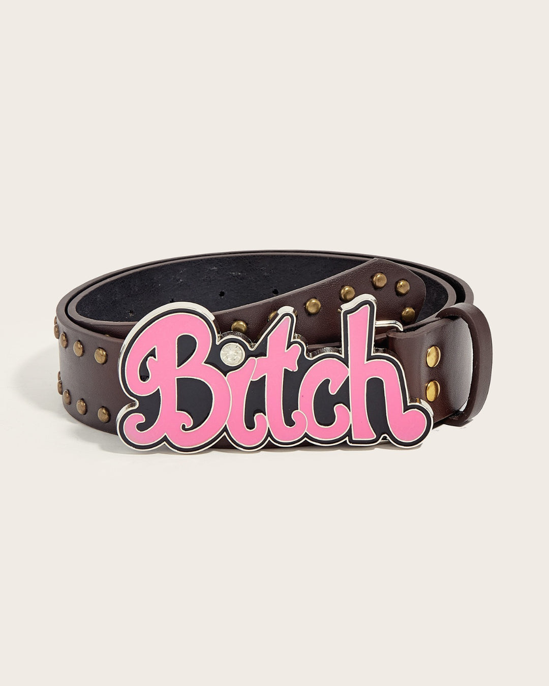 GyaruLab Y2K Pink Bitch Studded Belt
