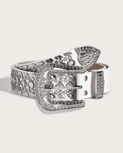GyaruLab Rhinestone Western Belt