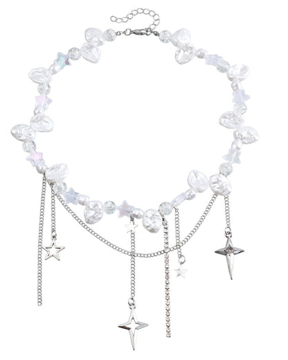 GyaruLab Star Pearl Y2K Fairy Waist Jewelry Neck
