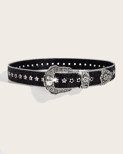 GyaruLab Agejo Glitter Western Star Belt