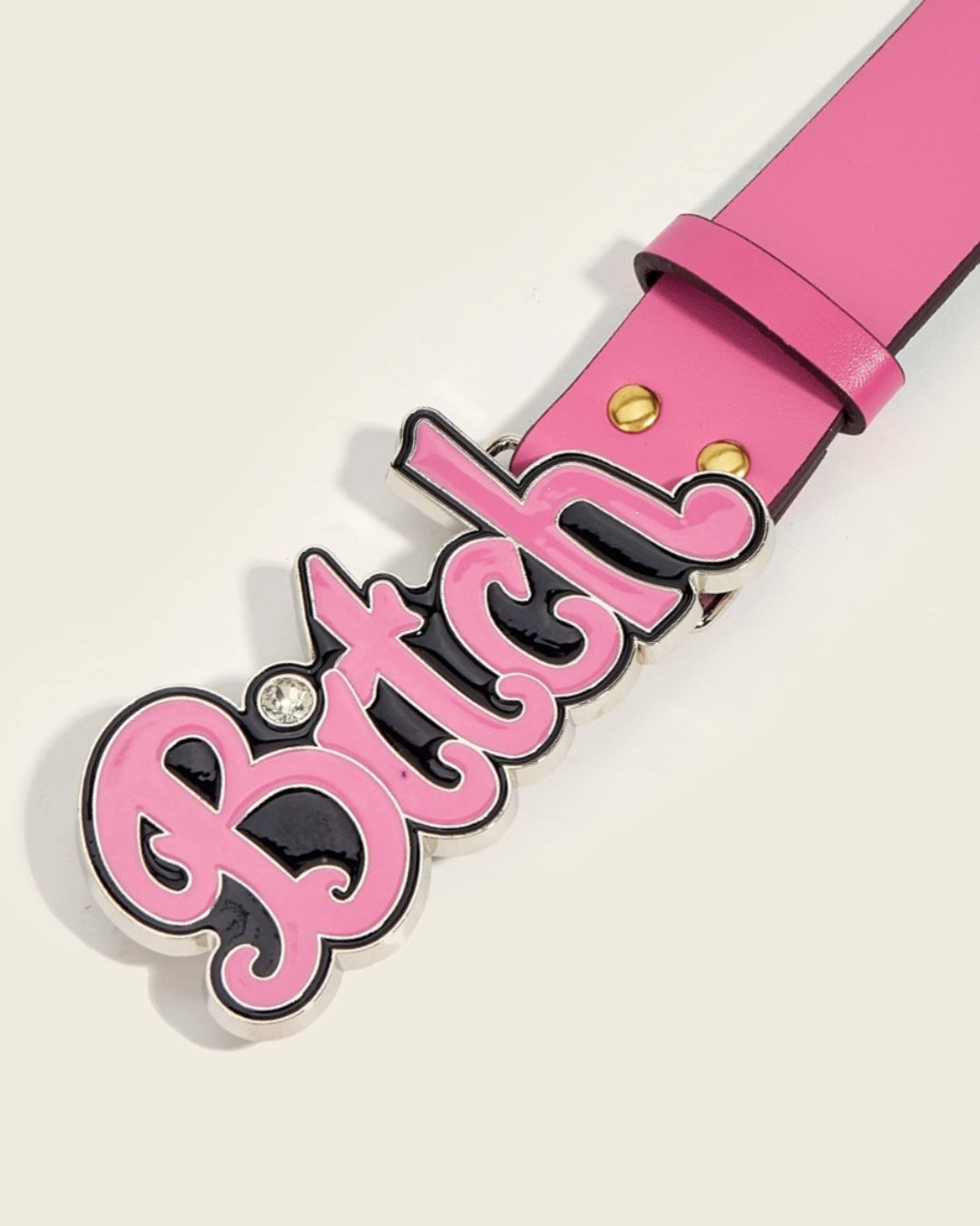 GyaruLab Y2K Pink Bitch Studded Belt