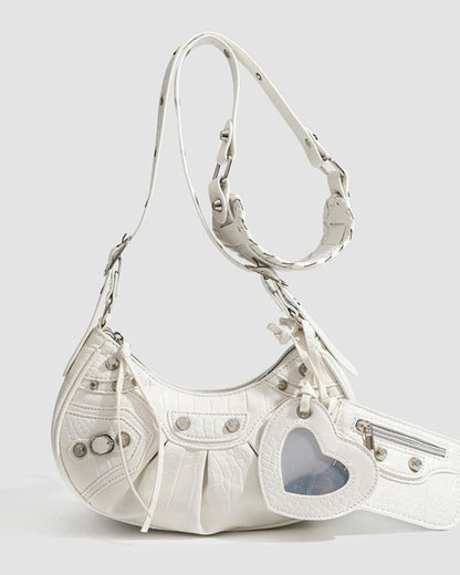 GyaruLab Heart Charm Shoulder Bag