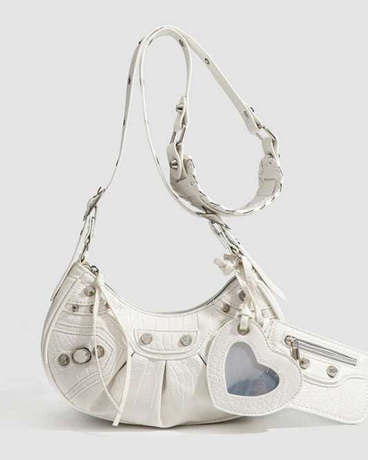GyaruLab Heart Charm Shoulder Bag