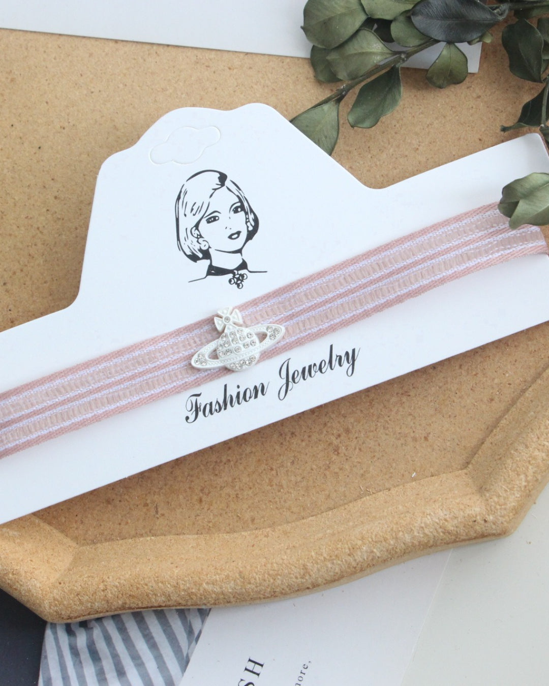 GyaruLab Pink Charm Choker Necklace
