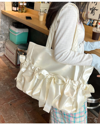 GyaruLab Satin Bow Clear Window Ita Tote Bag
