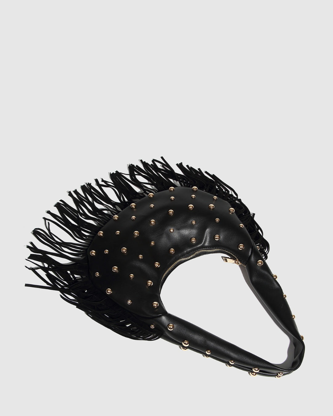 GyaruLab Studded Fringe Shoulder Bag