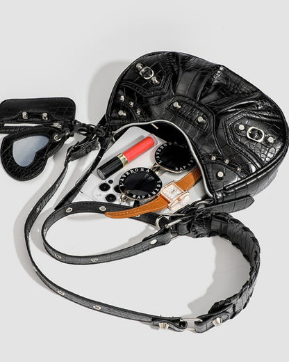 GyaruLab Heart Charm Shoulder Bag