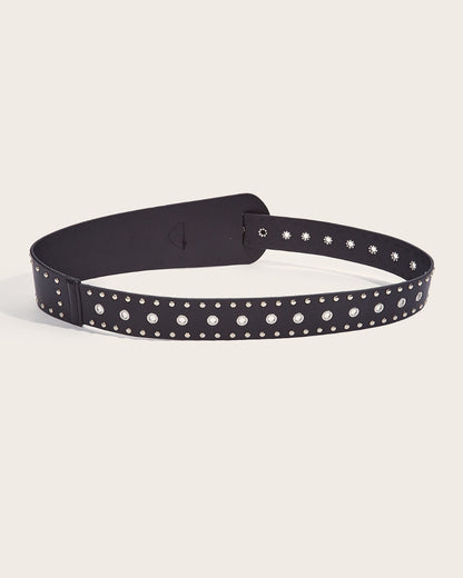 GyaruLab Y2K Rokku Studded Wide Belt