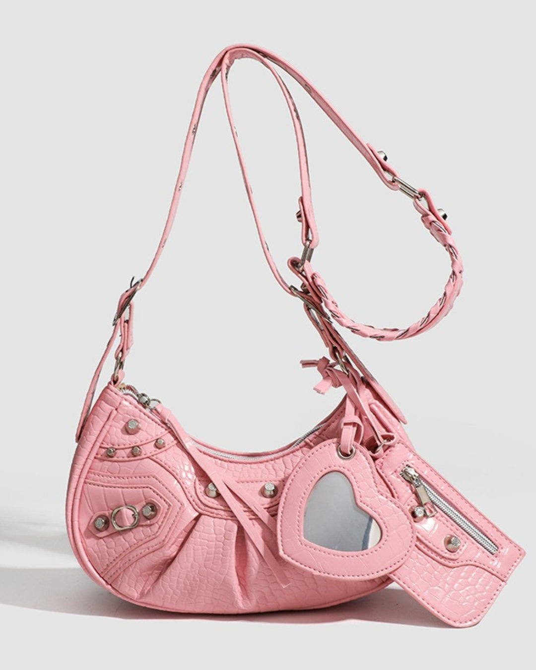 GyaruLab Heart Charm Shoulder Bag