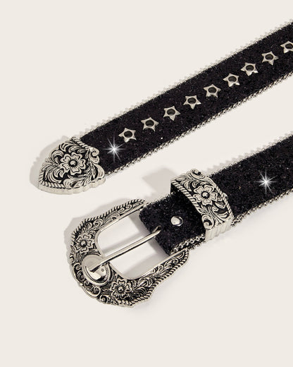 GyaruLab Agejo Glitter Western Star Belt
