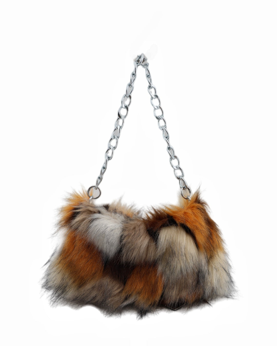 GyaruLab Faux Fur Leopard Shoulder Bag