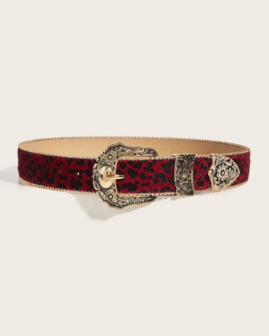 GyaruLab Leopard Western Statement Belt