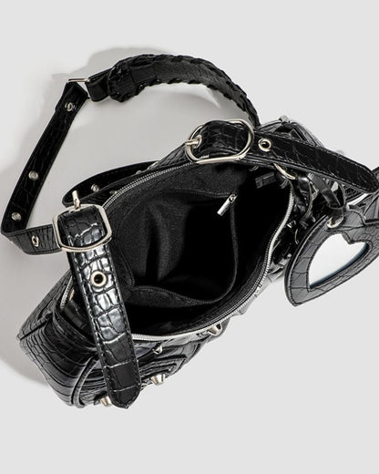 GyaruLab Heart Charm Shoulder Bag