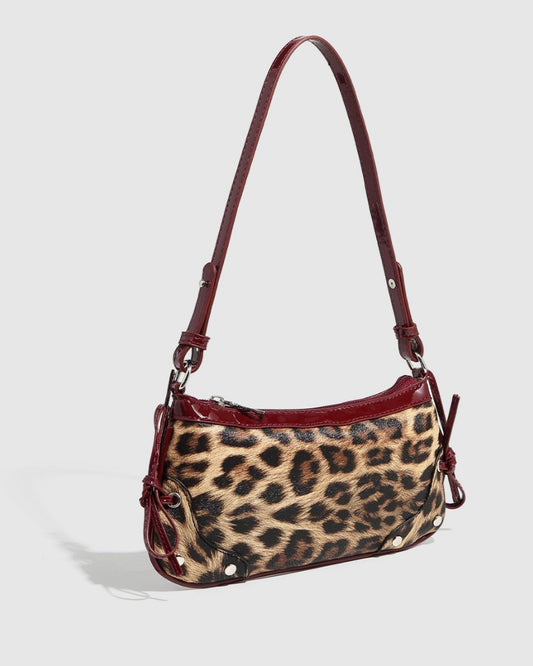 GyaruLab Leopard Print Shoulder Bag