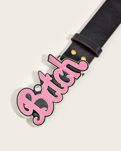 GyaruLab Y2K Pink Bitch Studded Belt