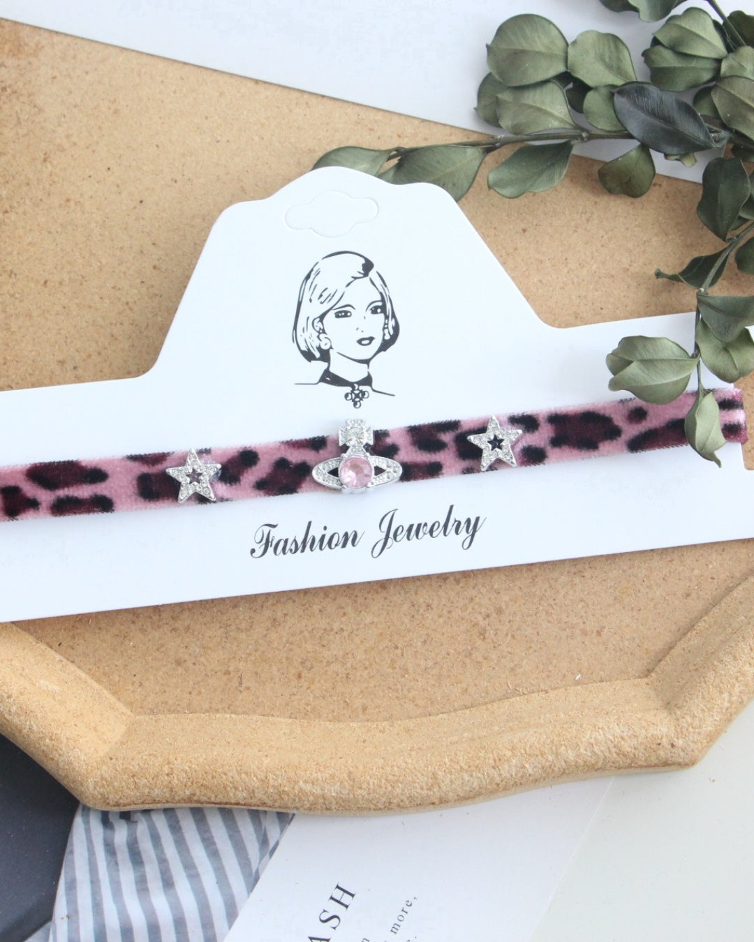 GyaruLab Pink Charm Choker Necklace