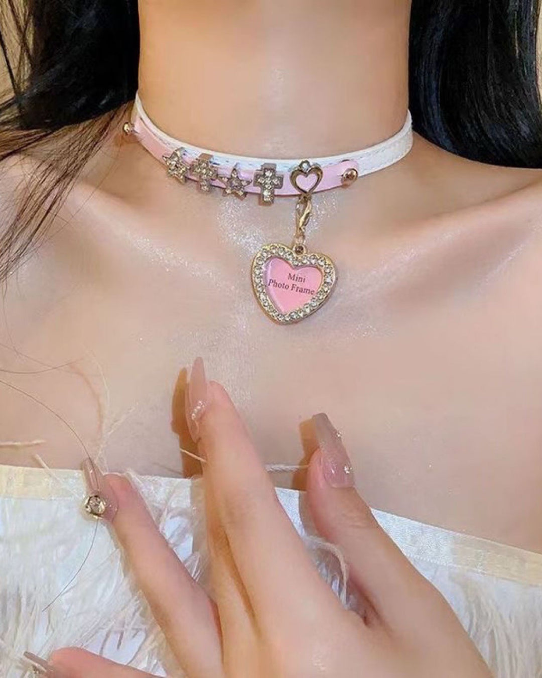 GyaruLab Photo Frame Charm Choker