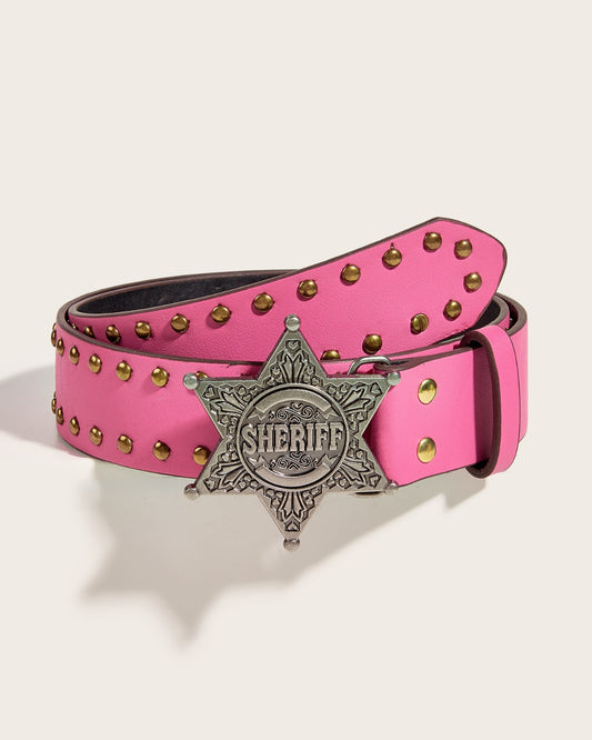 GyaruLab Sheriff Star Studded Belt