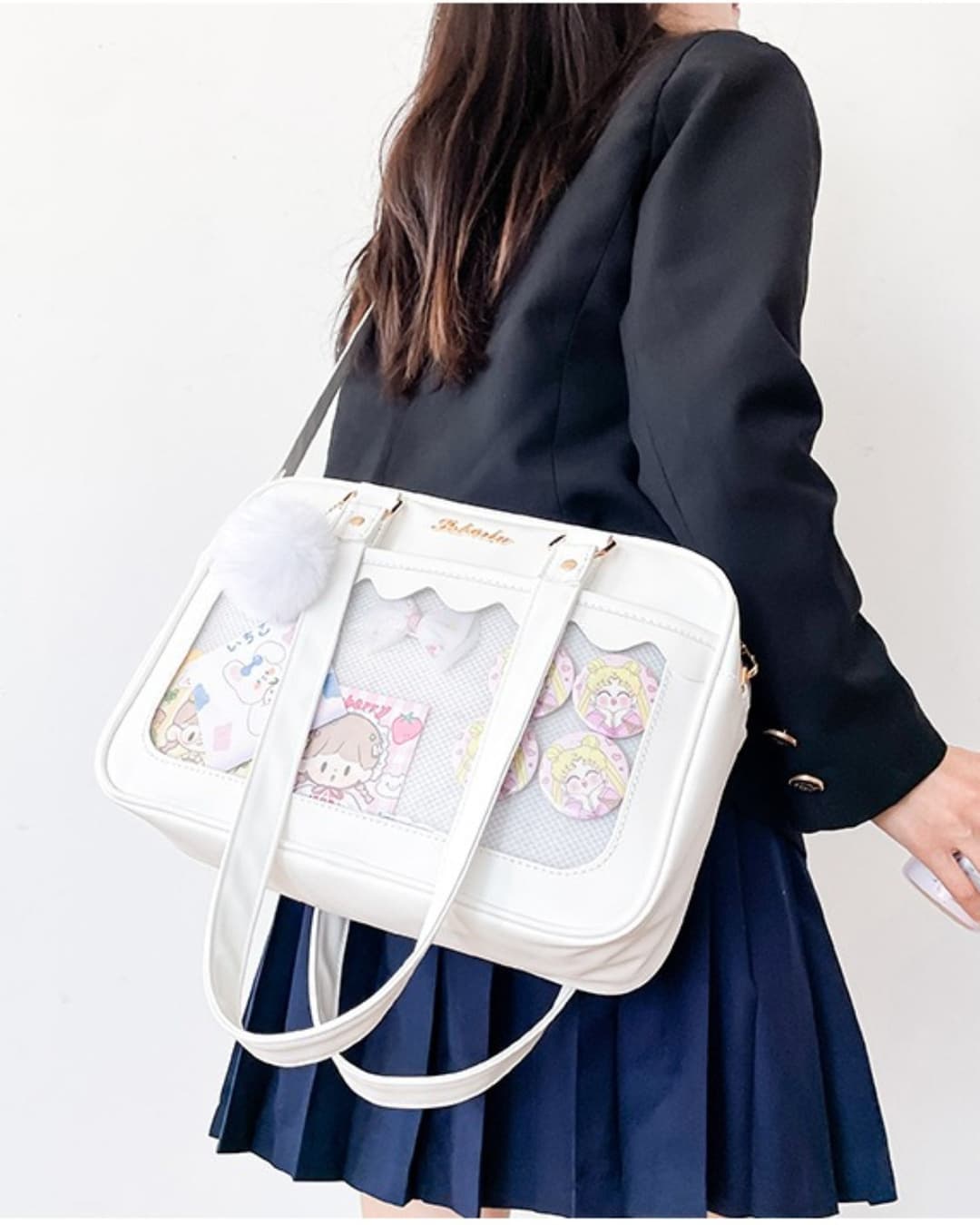 GyaruLab Clear Window School Shoulder Ba