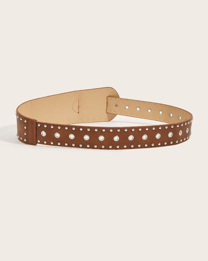 GyaruLab Y2K Rokku Studded Wide Belt