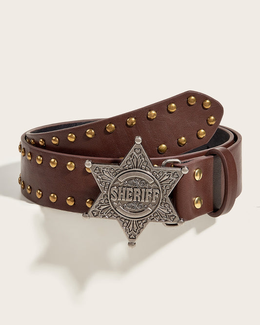 GyaruLab Sheriff Star Studded Belt
