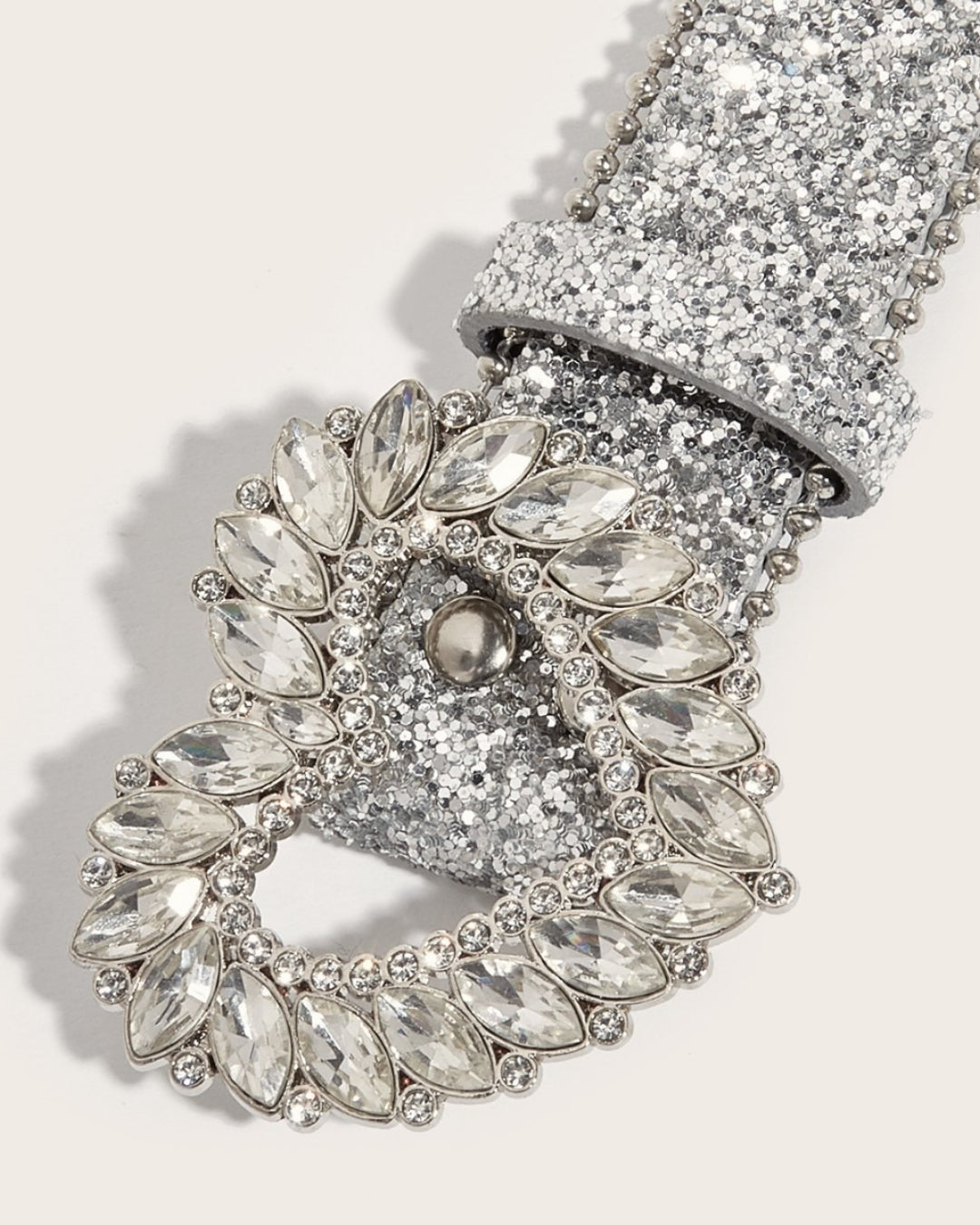 GyaruLab Rhinestone Heart Glitter Belt