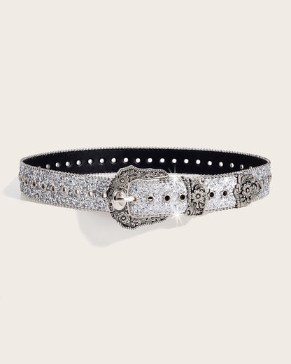 GyaruLab Agejo Glitter Western Star Belt