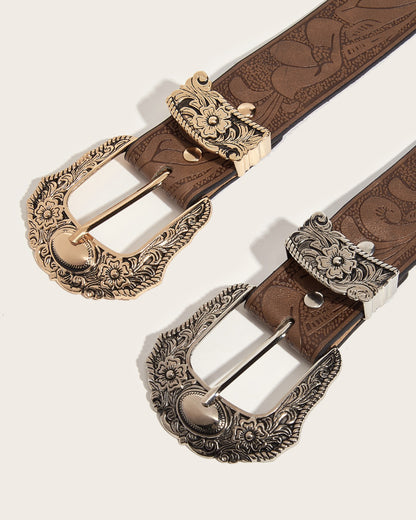 GyaruLab Embossed Western Belt