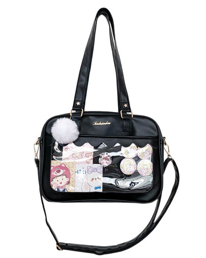 GyaruLab Clear Window School Shoulder Ba