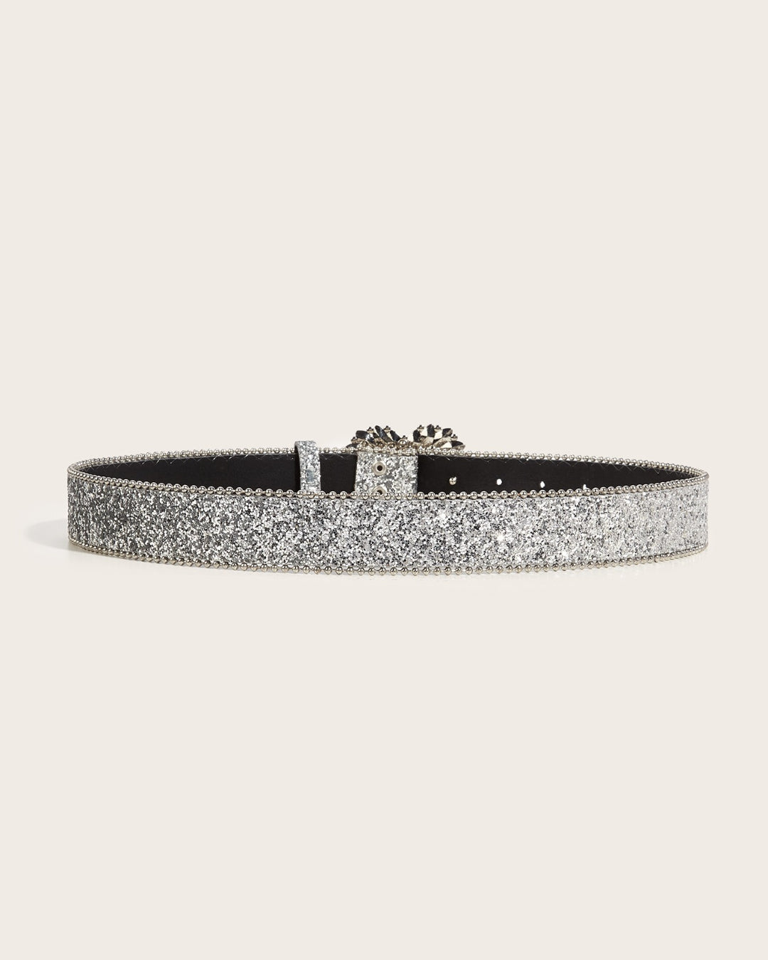 GyaruLab Rhinestone Heart Glitter Belt