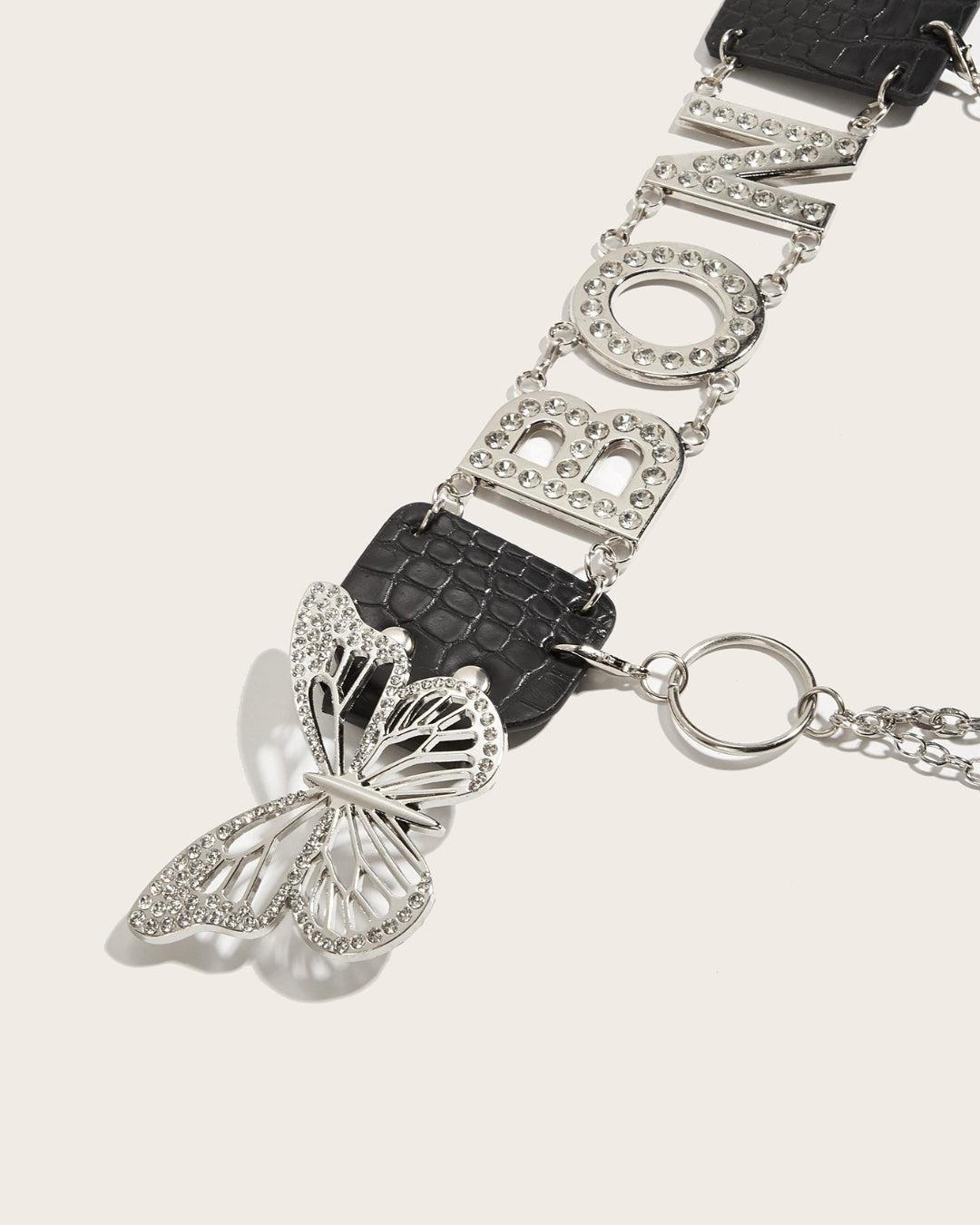 GyaruLab Agejo Rokku Butterfly Logo Chain Belt