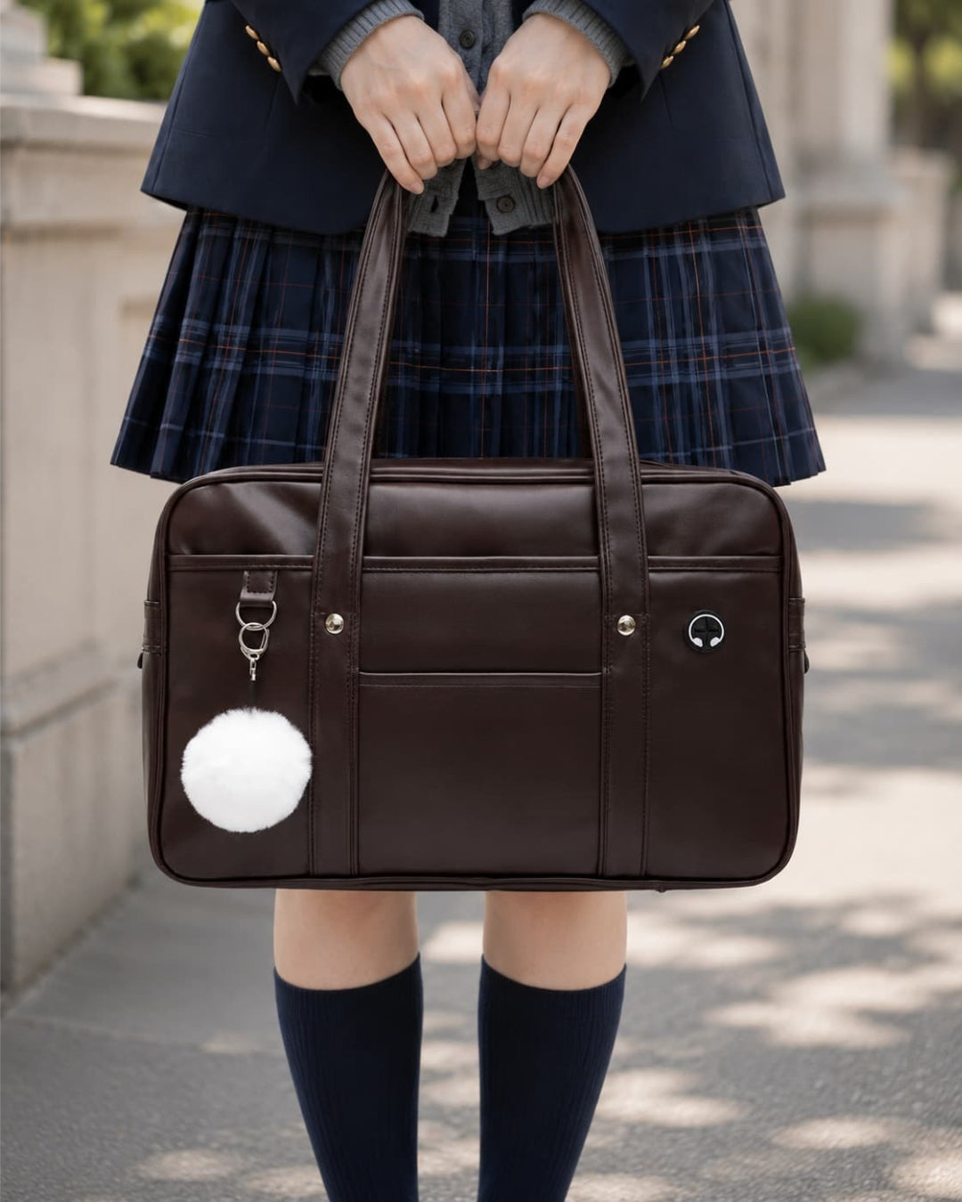 Classic Black Gyaru School Tote Bag