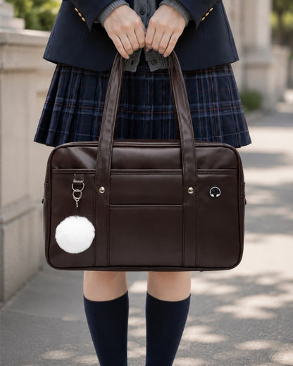 Classic Black Gyaru School Tote Bag