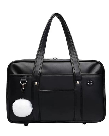 Classic Black Gyaru School Tote Bag