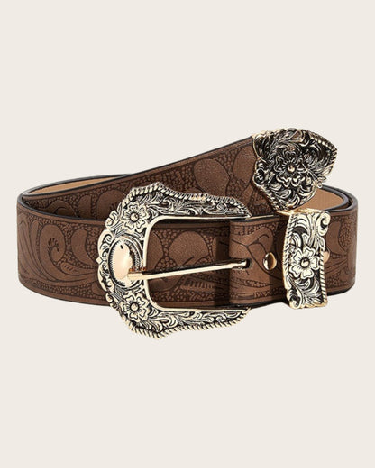 GyaruLab Embossed Western Belt