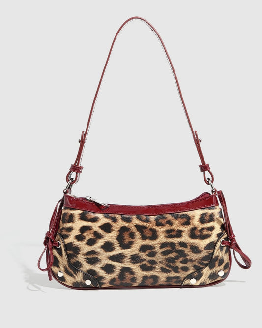 GyaruLab Leopard Print Shoulder Bag