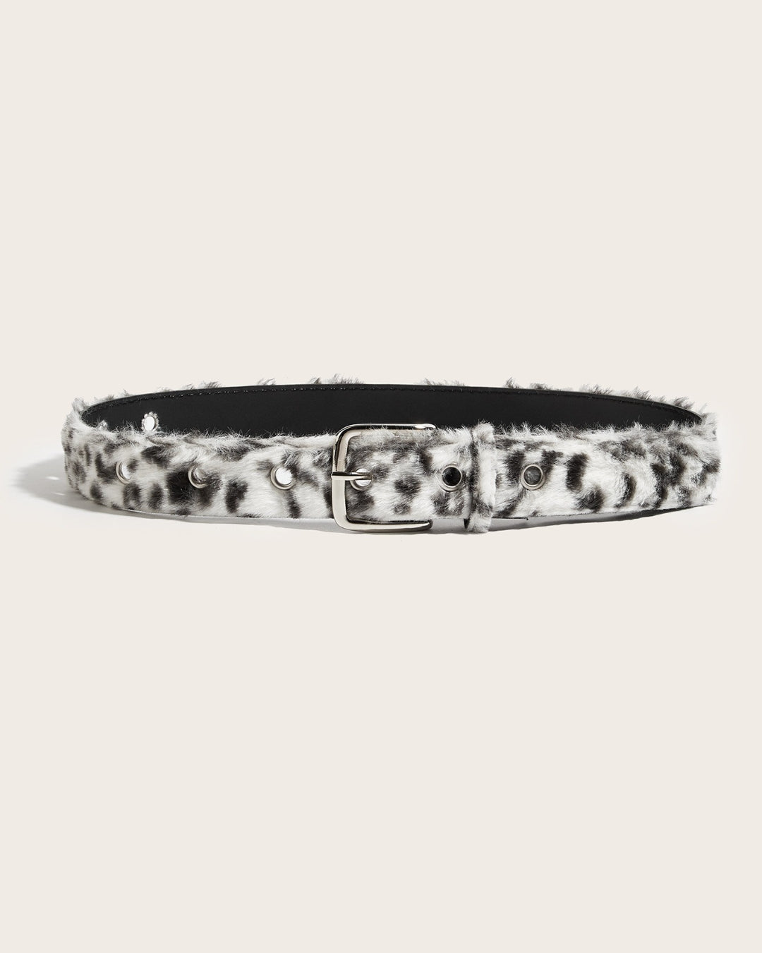 GyaruLab Agejo Fuzzy Leopard Waist Belt
