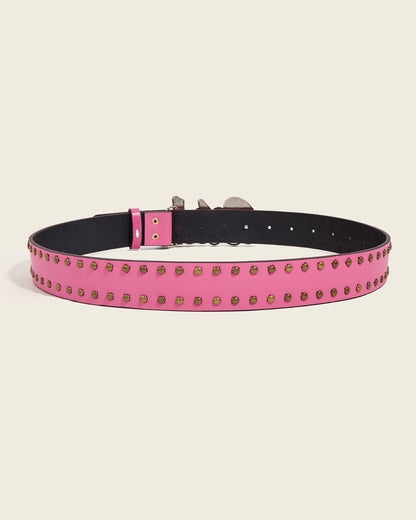 GyaruLab Y2K Pink Bitch Studded Belt