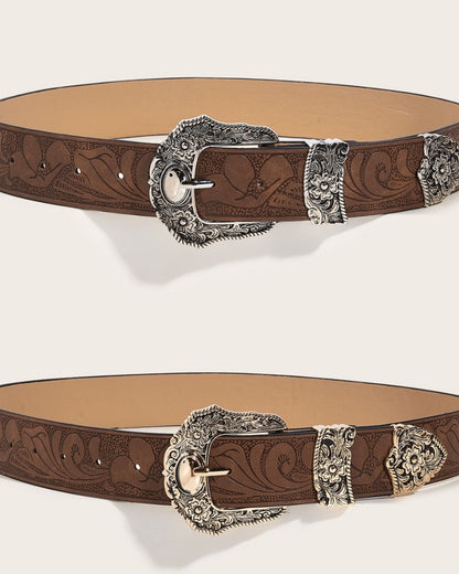 GyaruLab Embossed Western Belt