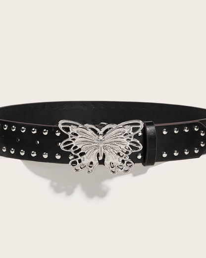 GyaruLab Y2K Butterfly Studded Belt