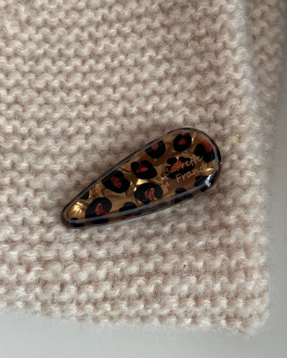 GyaruLab Leopard Butterfly Y2K Hair Claw Clip