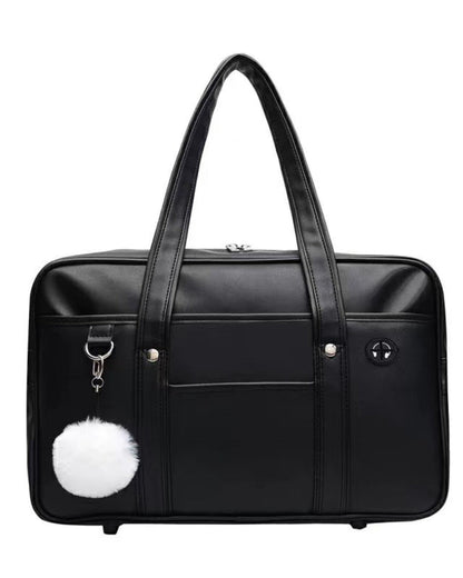 Classic Black Gyaru School Tote Bag - GyaruLab